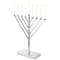 Vintiquewise Large Metal Silver Coated Hanukkah Menorah 2 Ft. For Synagogue QI003814.S - alternate 6